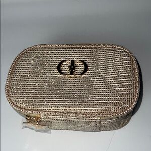 Christian Dior Gold Cosmetic bag